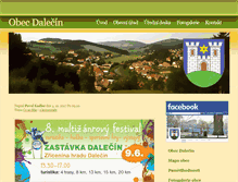 Tablet Screenshot of dalecin.cz